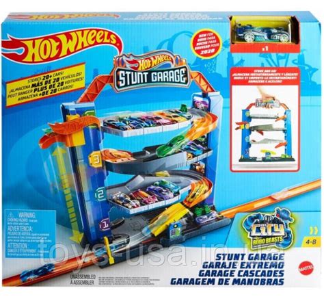 Трек Hot Wheels Stunt Garage парковка хот вілс Гараж для трюків GNL70 ціна 1899 грн Prom ua