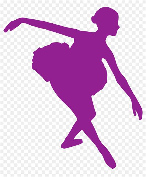 Ballet Dancer Ballet Purple Silhouettes Hd Png Download 2061x2400 6868653 Pinpng