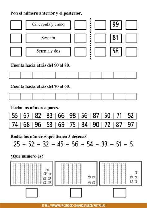 Actividades Para Enseñar Los Numeros Del 1 Al 50 Cómo Enseñar