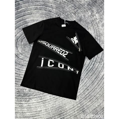 Mua Áo Phông Icon Nam Phối Khóa Chéo Siêu Đẹp Áo DSQ Icon Nam Mix Khọa Độc Lạ Hot giá