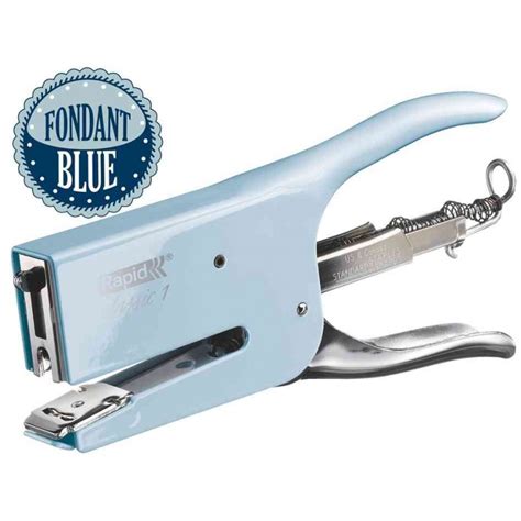 Stock Bureau Rapid Pince Agrafeuse Classique K Retro Fondant Blue Bleu