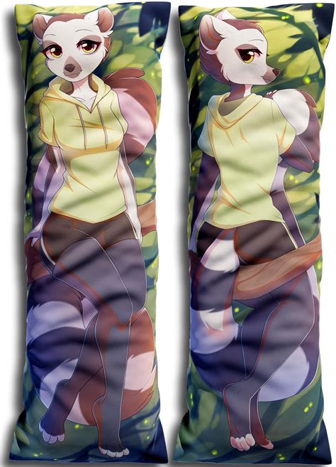 Daki Liana The Lemur Dakimakura Furry Body Pillow Cover Etsy