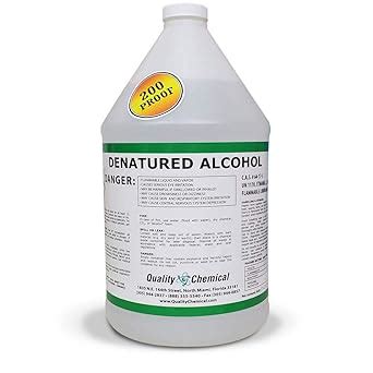 Denatured Ethyl Alcohol Proof Laboratory Grade Not For Use On