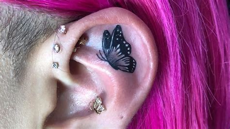 Lotus Flower Tattoo Behind Ear Best Flower Site