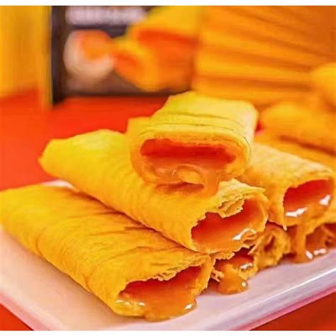 เปี๊ยะกรอบไส้ไข่เค็มนัวๆ เปี๊ยะฮ่องกง พายไข่เค็มแป้ง flow heart omelet ...