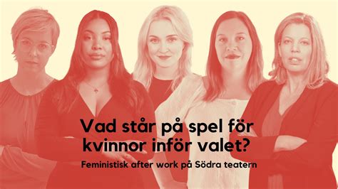 Vad Står På Spel För Kvinnor Inför Valet Kvinna Till Kvinna