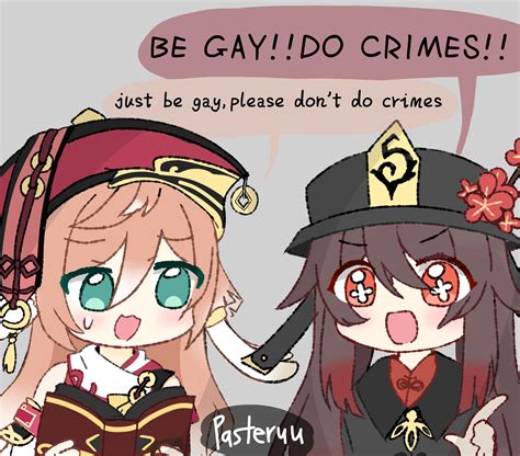 Be Gay Do Crimes Genshin Impact R Wholesomeyuri