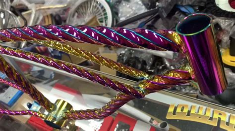 20 Twisted Chrome Neon Frame Lowrider Bike Frame Sold By Vulture Line