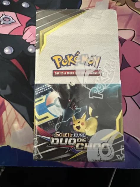 POKÉMON DEMI DISPLAY 18 Boosters Soleil Et Lune Duo De Choc Neuf Scellé