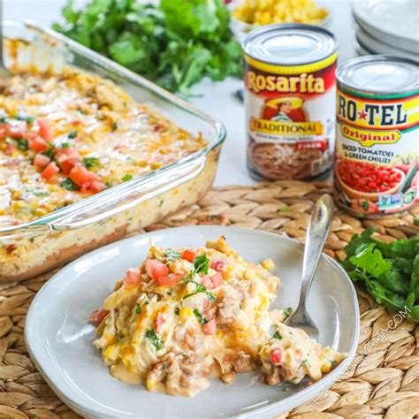 Best Dinner Ever This Queso Chicken Casserole Is What Dreams Are Made Of Loaded With Melted