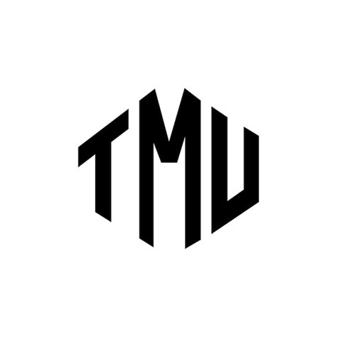 Premium Vector | Tmu letter logo design with polygon shape tmu polygon ...