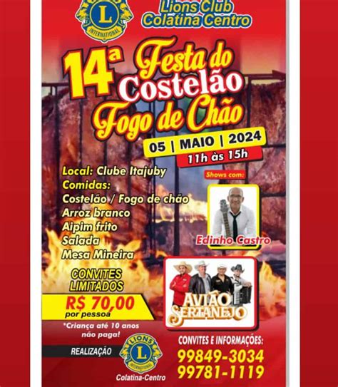 Clube Itajuby 14ª Festa do Costelão Fogo de Chão 24h Notícias