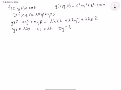 Solved Rectangular Box Of Largest Volume In A Sphere Find The Numerade