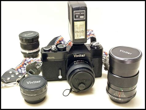 Vivitar Sl Camera Kit Working Vintage S Mm Film Etsy Twin