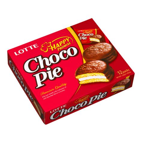 Lotte Choco Pie 12 Packs Myasianstore