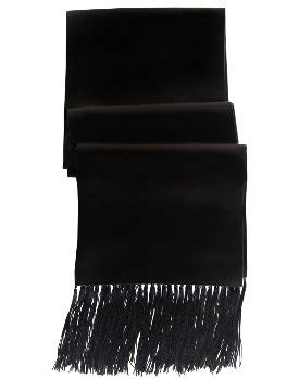 Black Satin Tuxedo Scarf - National Tuxedo Rentals