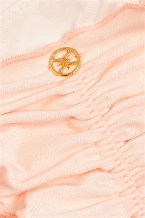 VIX PAULA HERMANNY Ruffled Ruched Low Rise Bikini Briefs THE OUTNET