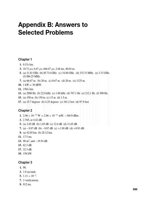 Principles of Modern Radar Answers To Selected Problems | PDF ... 
