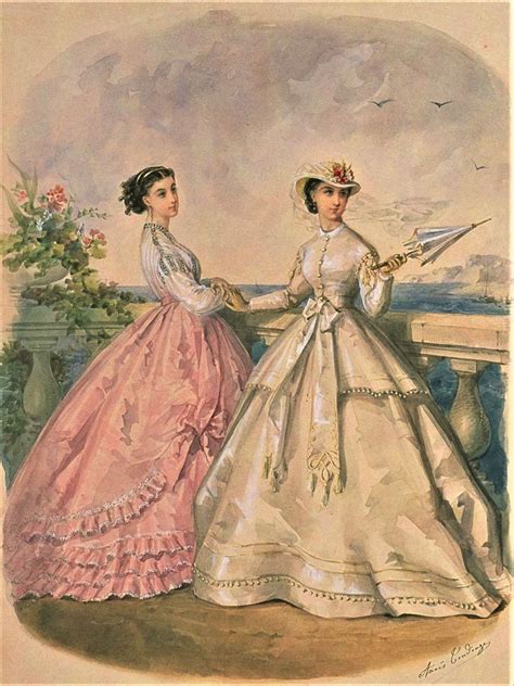 La Mode Illustree 1865 Victorian Era Fashion Fashion History