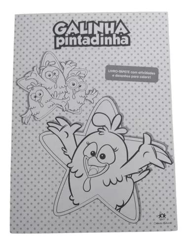 Livro Tapete Atividades E Desenhos Para Colorir Galinha