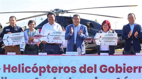 Operación de helicópteros en Puebla en esto se usarán