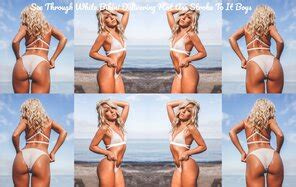 Nevada Caitlyn White See Through Bikini Challenge Nevada Caityn Poole