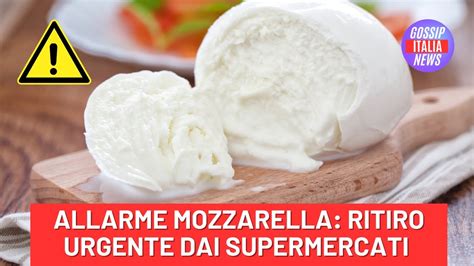 Allarme Mozzarella Ritiro Urgente Dai Supermercati Per Listeria