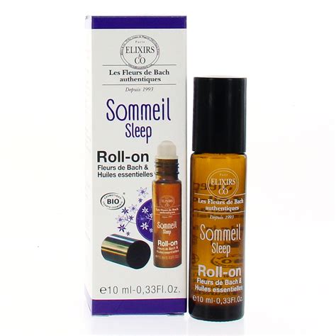 ELIXIRS CO Les Fleurs De Bach Authentiques Sommeil BIO Roll On 10 Ml