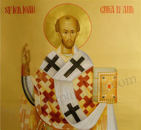 Saint John Chrysostom – Byzantine Icon Painting