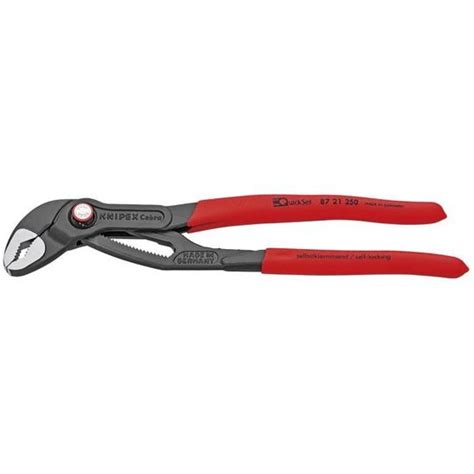 Pince Pour Pompe Eau Knipex Cobra Quick Mm Rouge