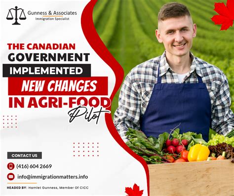 The Canadian Government Implemented New Changes In Agri Food Pilot