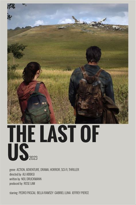 The Last Of Us Minimalist Poster Movie Poster Wall Poster On Retro