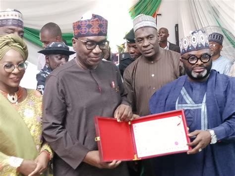 Kwara Guber Gov Abdulrazaq Deputy Others Receive Certificates Of