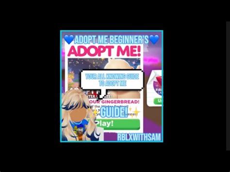 Adopt Me Beginners Guide Youtube