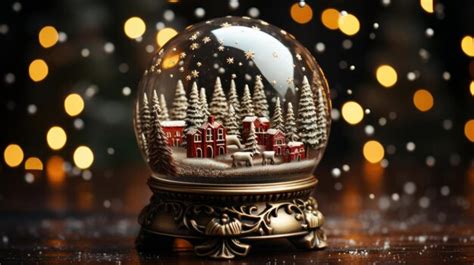 Premium Ai Image Christmas Snowglobe Winter Theme Christmas