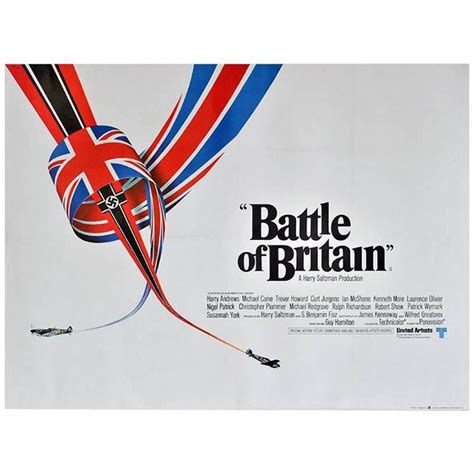 "Battle of Britain" Film Poster, 1969 For Sale at 1stdibs