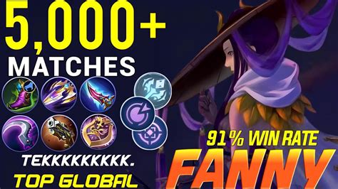 Win Rate Fanny Matches Gameplay Top Global Fanny By