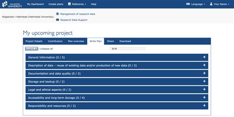 How To Create A Data Management Plan In DMPonline Scientific