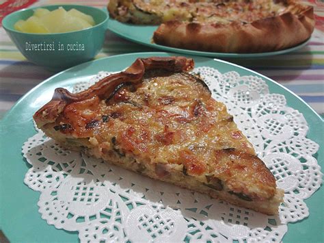 Torta Salata Con Patate E Zucchine Divertirsi In Cucina