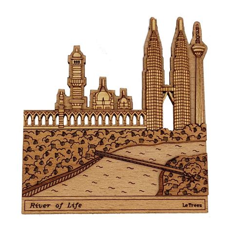 Unique Vip Gift Wood Veneer Frame Oks Kl River Of Life Wood