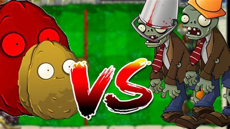 Super Wall Nut Vs Buckethead Zombie Level 5 Plants Vs Zombies Youtube