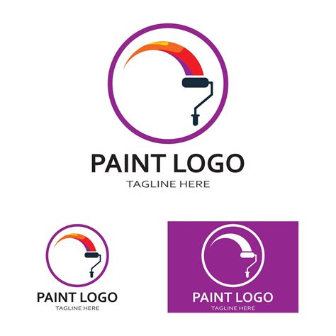 Paint Logo Vector Icon Illustration 10755939 Vector Art At Vecteezy