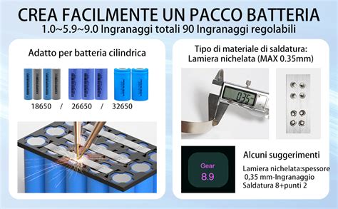 Saldatrice A Punti Awithz Saldatrice A Punti Per Batterie Mah