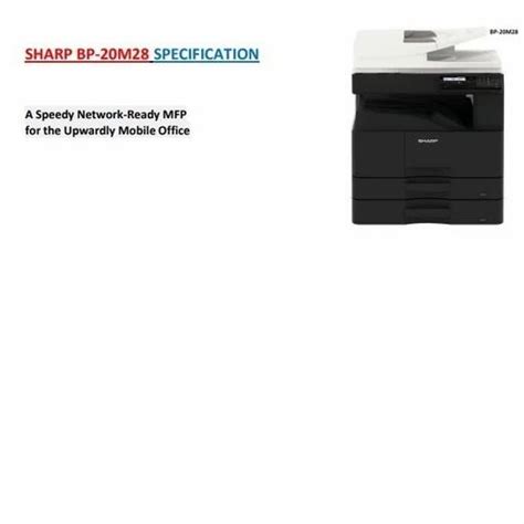 Laser Advance Series Sharp Bp 20m28t Multifunction Printer For Office