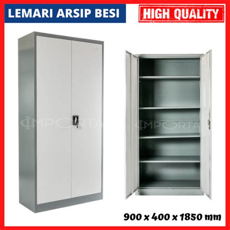 Jual Lemari Arsip Besi Pintu Swing Kantor Filling Cabinet Lemari Buku