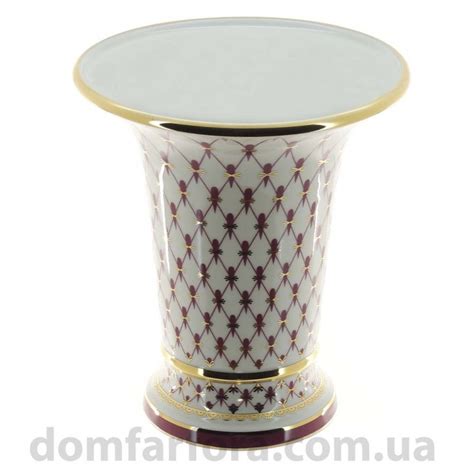 Ваза для цветов форма Ампирная рисунок Сетка-блюз ИФЗ купить в Украине ...