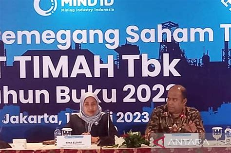 Produksi Bijih Timah Pt Timah Naik Persen Antara News