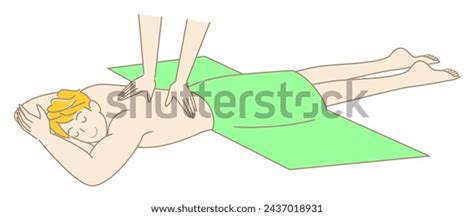 Cute Naked Man Lying On His เวกเตอรสตอก ปลอดคาลขสทธ 2437018931 Shutterstock