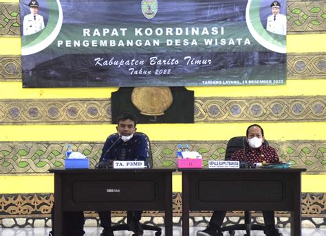 PEMKAB BARTIM GELAR RAKOR PENGEMBANGAN DESA WISATA Diskominfo