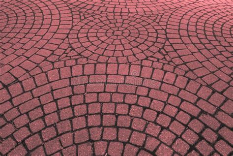 Street Patterns Geometric Pink Red Stock Image - Image of cement ...